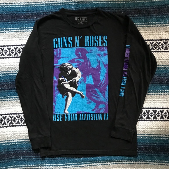 Vintage Other - Vintage retro Y2K guns n roses long sleeve band shirt Sz S
